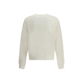 Crew-neck sweater in merino wool